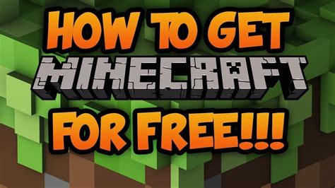 how to get minecraft for free
